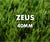 Zeus 40mm fake grass fibres close up.